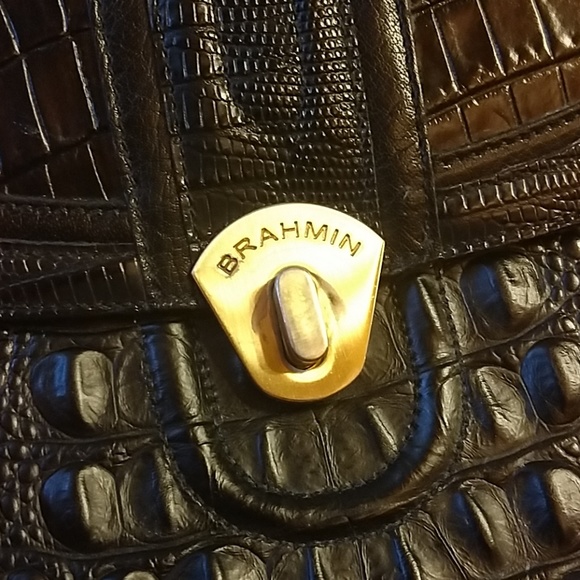 Brahmin leather shoulder purse - Picture 3 of 9
